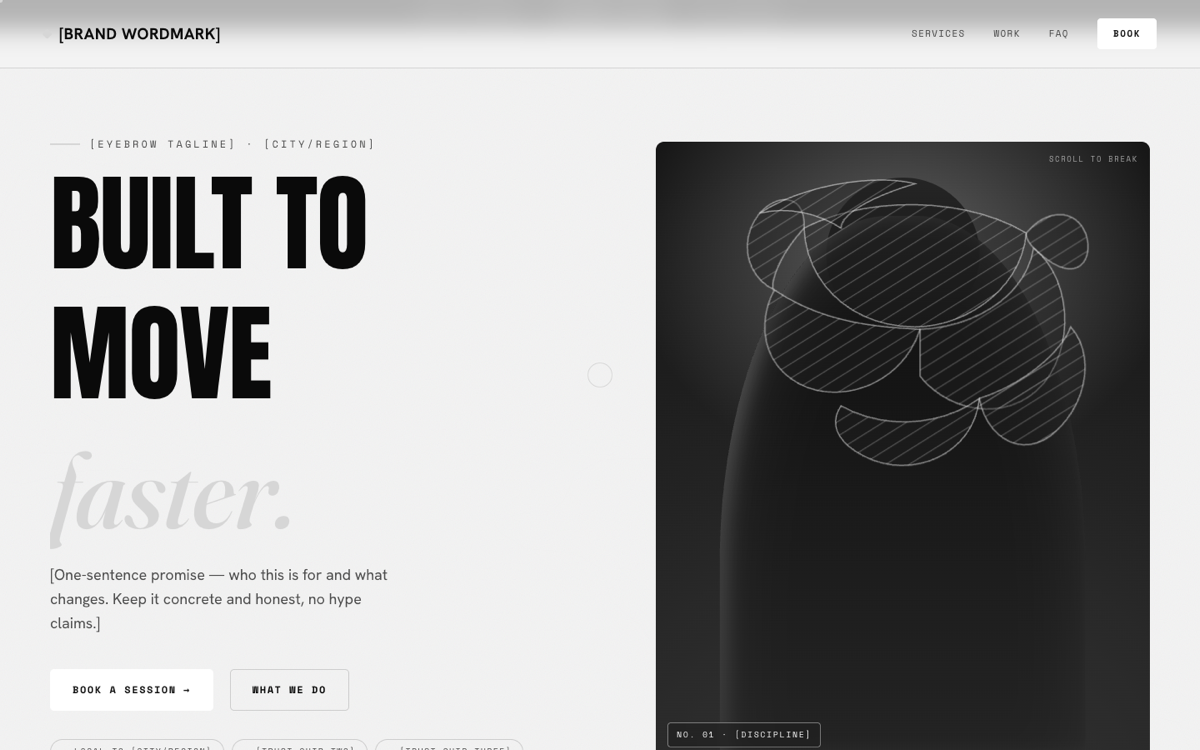 Kinetic Motorsport Mono website style screenshot